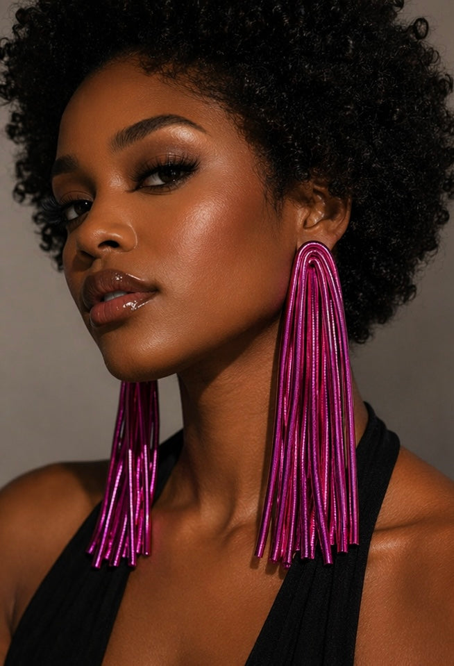 Magenta Statement Strands