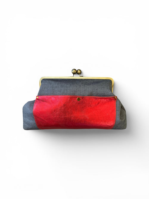 Cha,Cha,Cha Denim Slouch Clutch