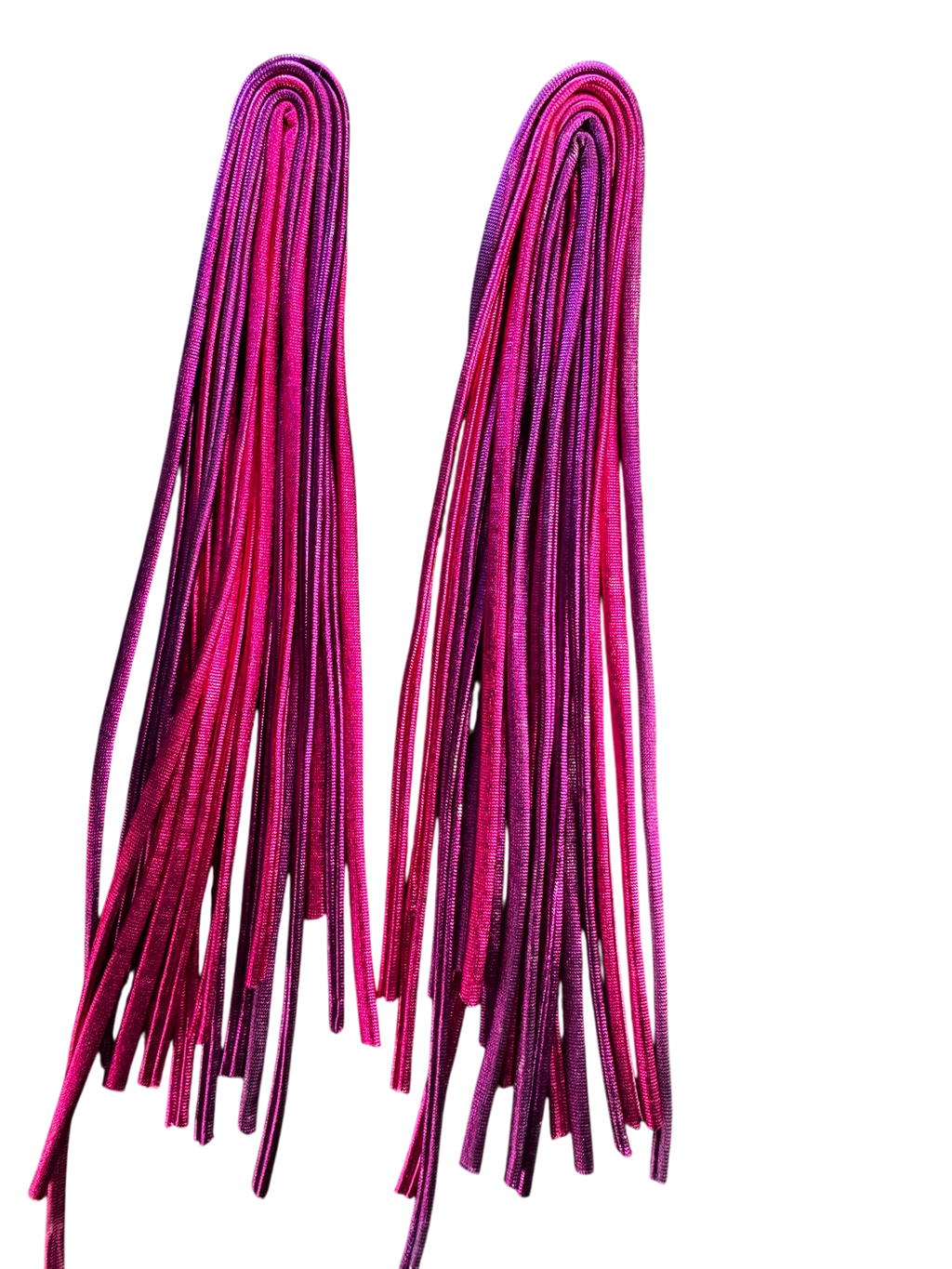 Magenta/Hot Pink Statement Strands Earrings