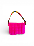 Hot Pink Statement Mini Puff